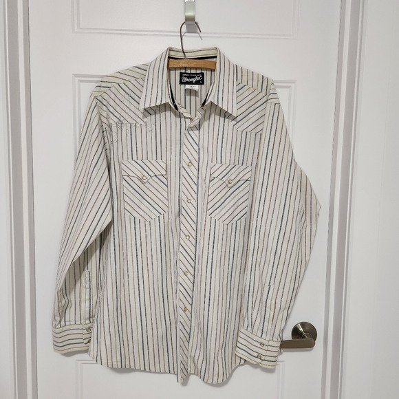 Vintage Wrangler Pearl Snap - Picture 1 of 7